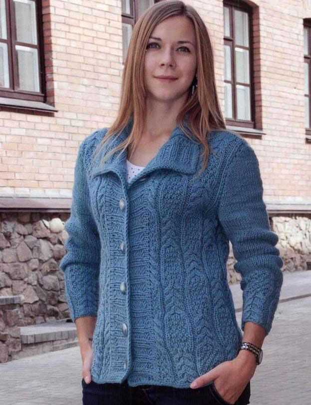 Knitting patterns for cardigans and jackets