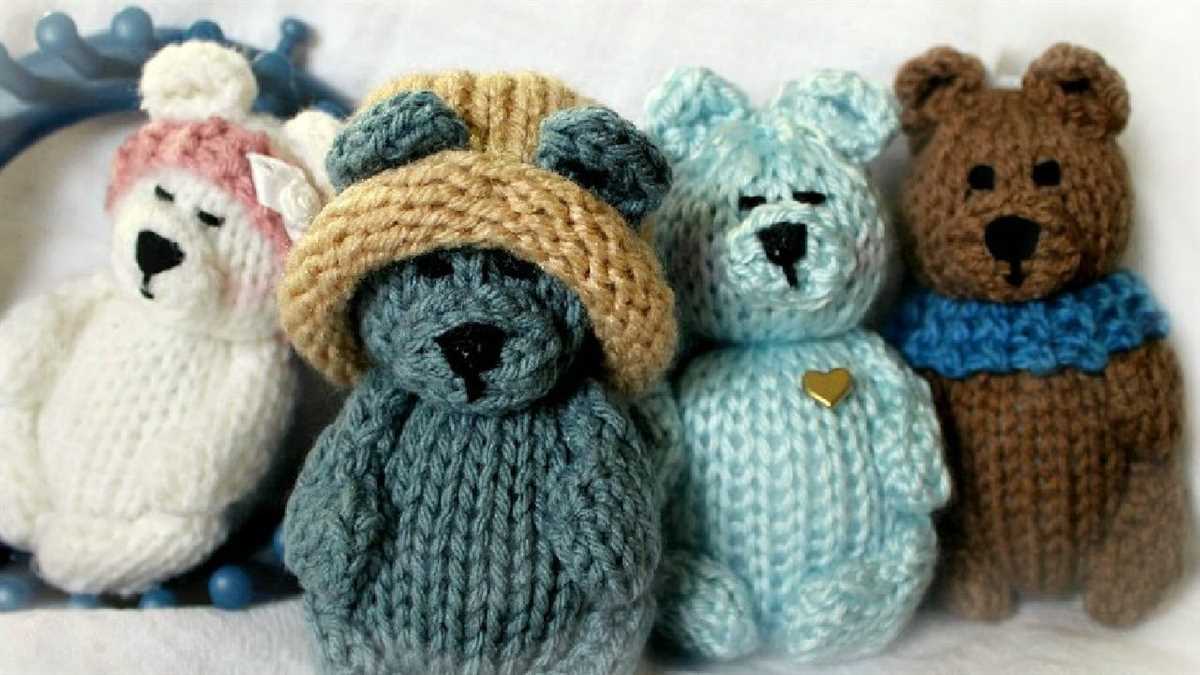 Tiny teddy bear knitting pattern free