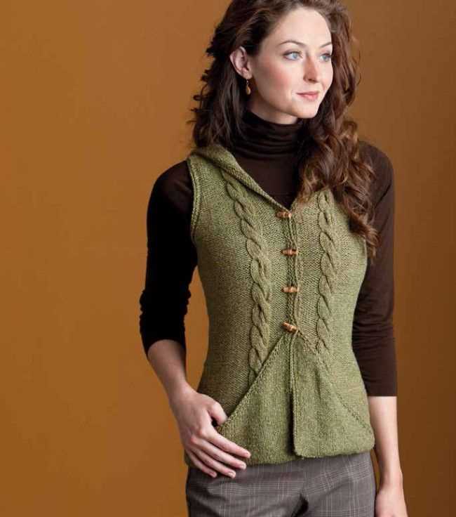 Free knitting patterns for womens vests