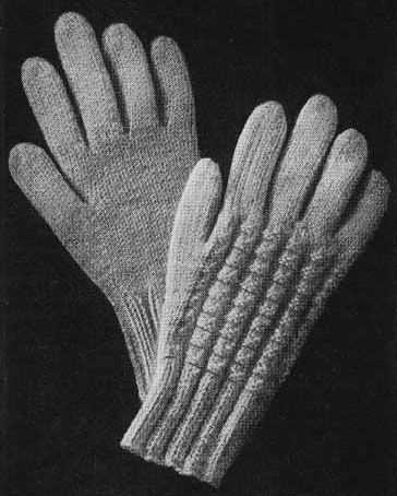 Step-by-step guide for knitting gloves using two needles Glove knitting pattern 2 needles