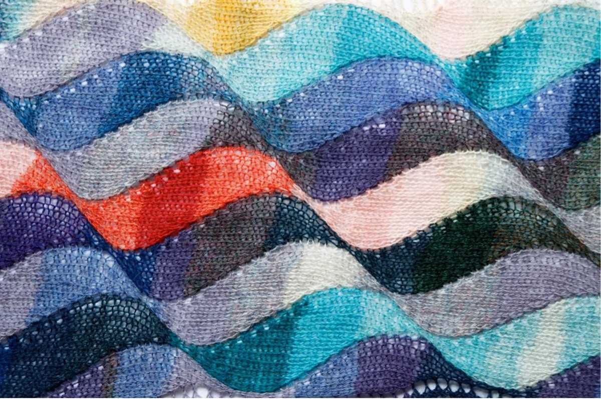 Wave knit pattern
