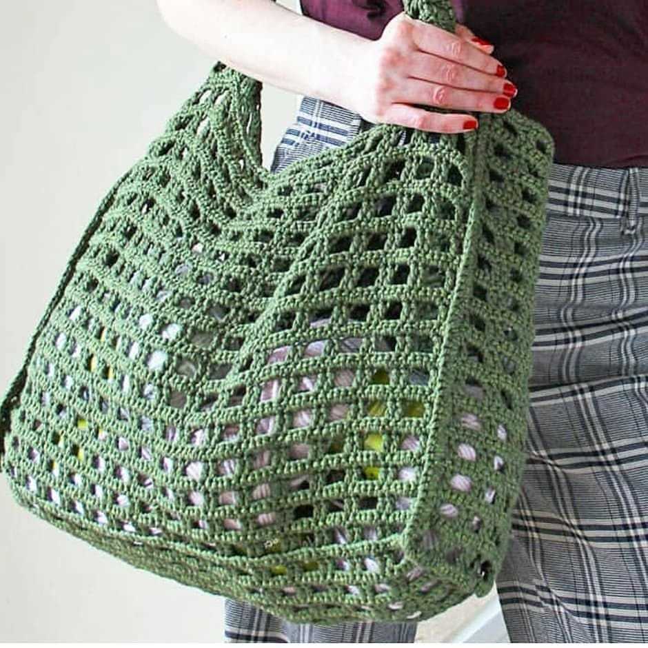 Knitting bag patterns beginners