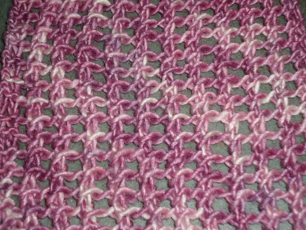 Easy knit lace scarf pattern free