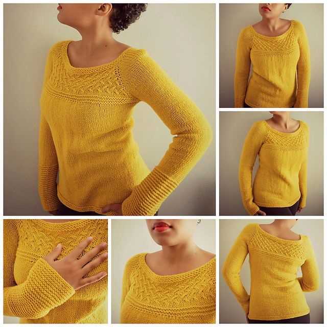 Top down knit sweater pattern free