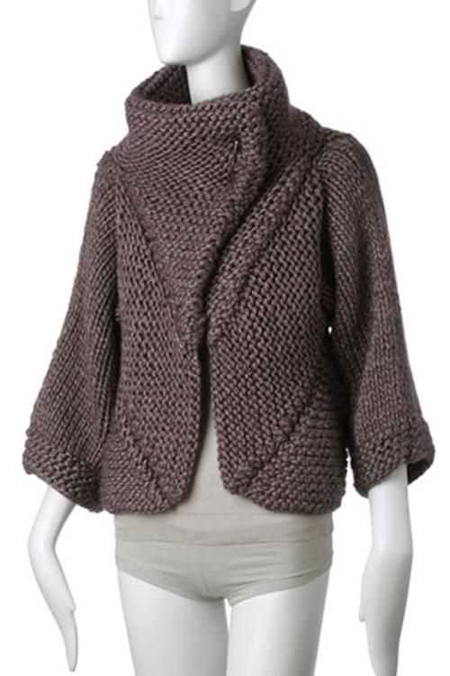 Trendy cardigan knitting patterns