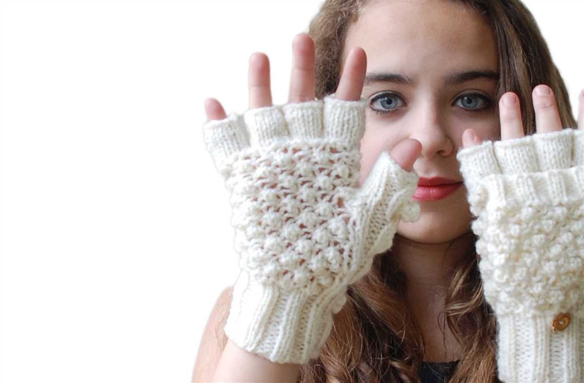 Chunky gloves knitting pattern