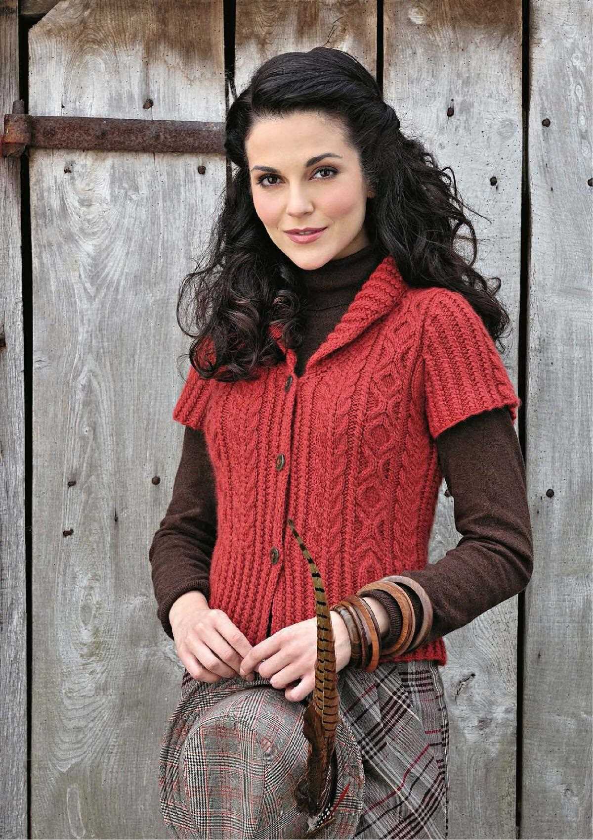 Knitting pattern short sleeve cardigan
