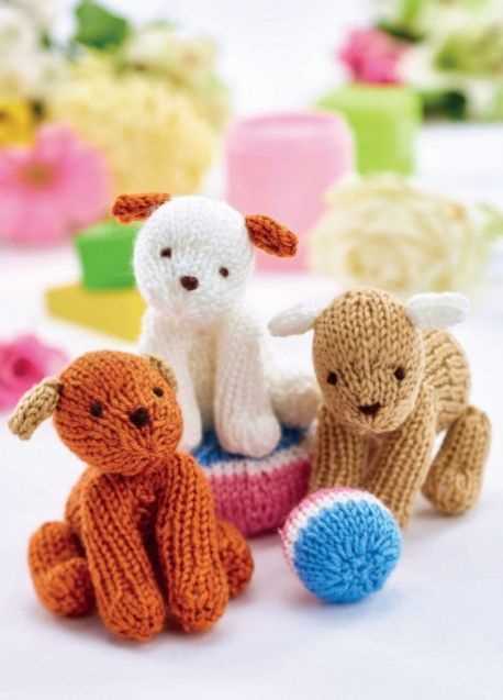 Easy knitted dog toy pattern