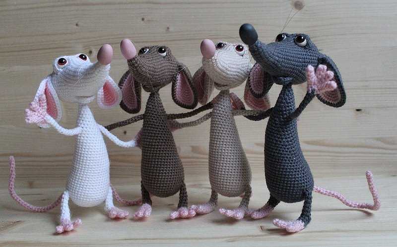 Rat knitting pattern
