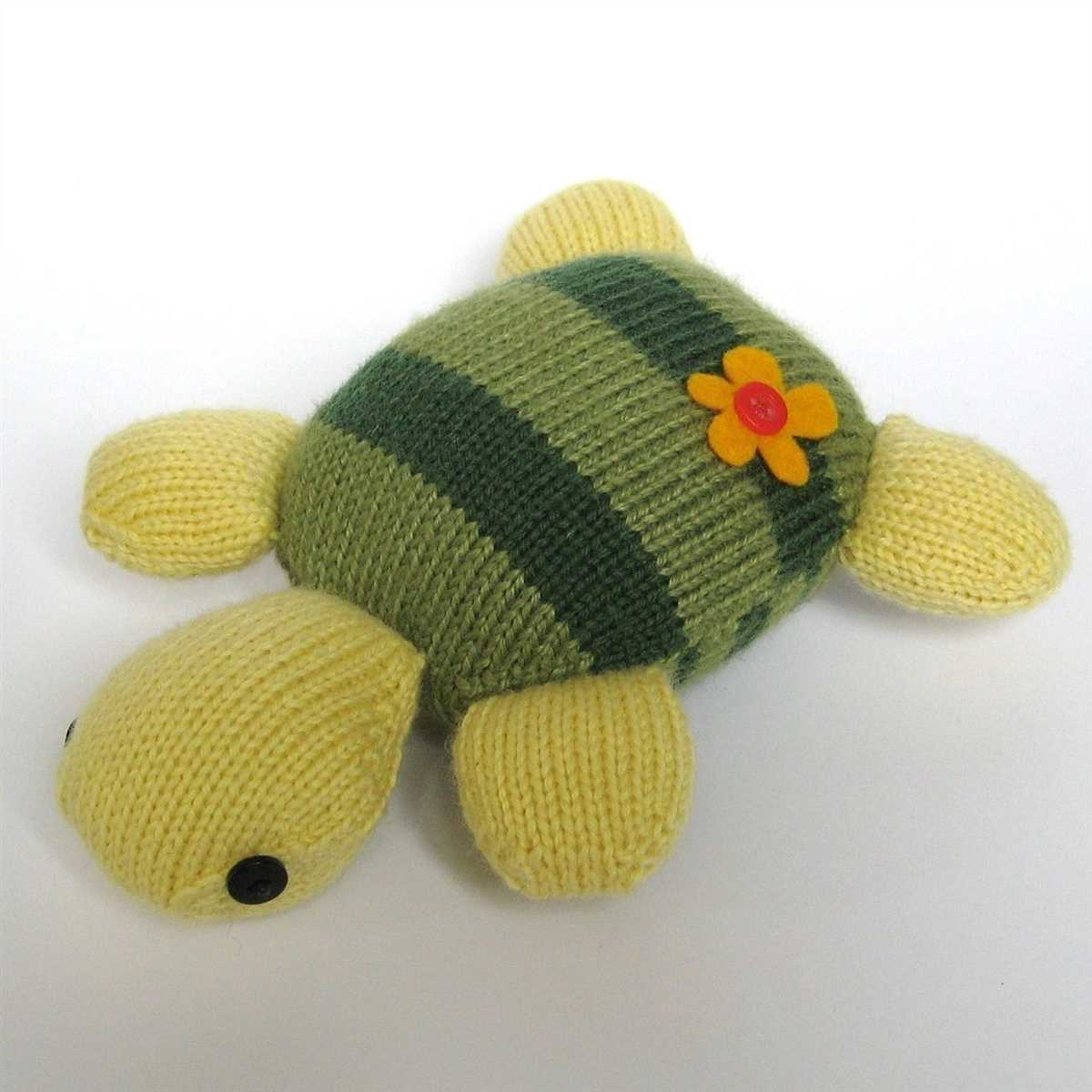 Turtle knitting pattern
