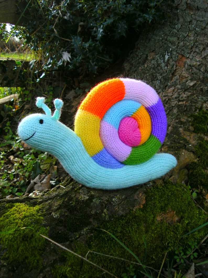 Snail knitting pattern