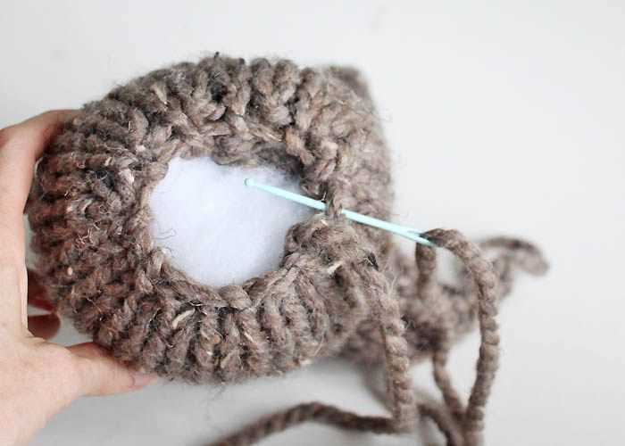 One square bunny knitting pattern