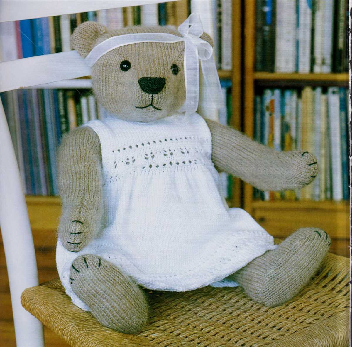 Simple teddy bear knitting pattern