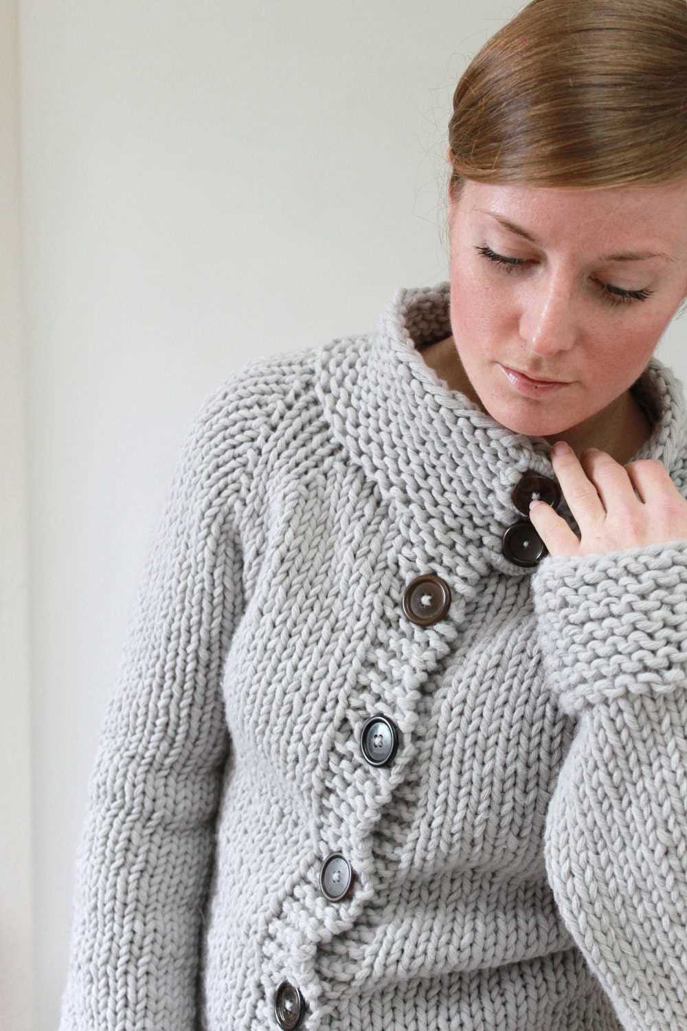 Bulky cardigan knitting pattern free