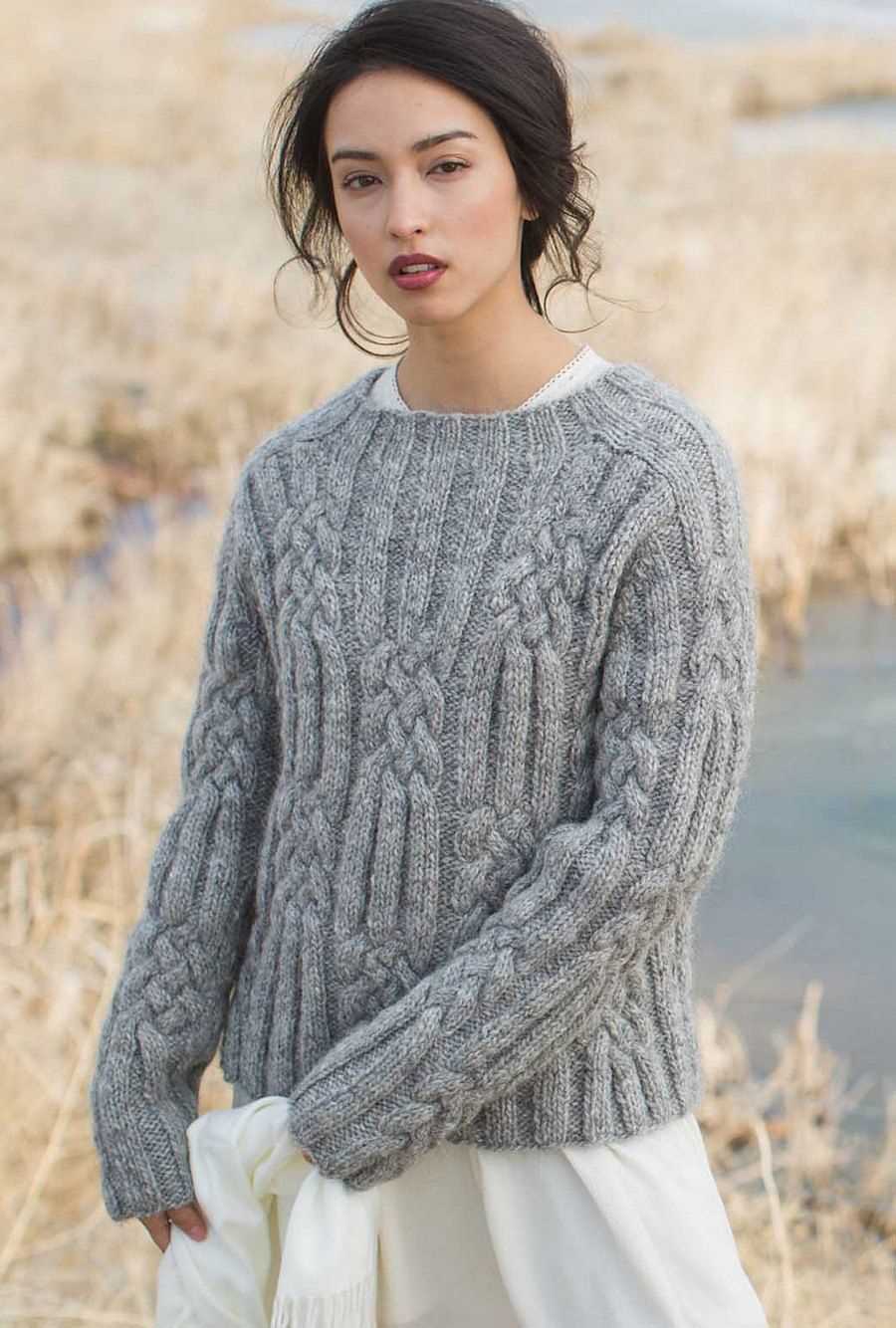 Sweater cable knit pattern