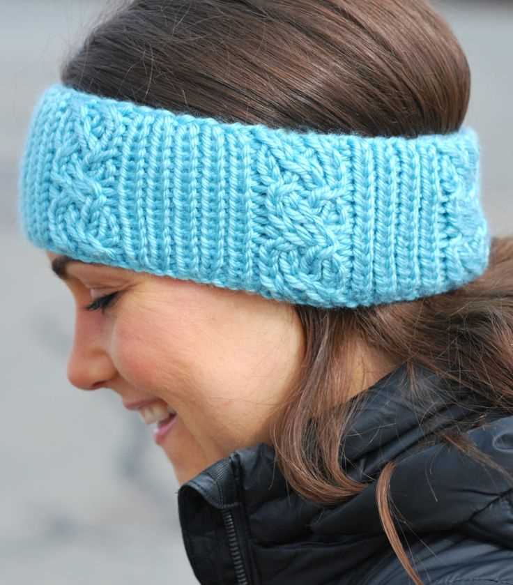 Cable headband knitting pattern easy