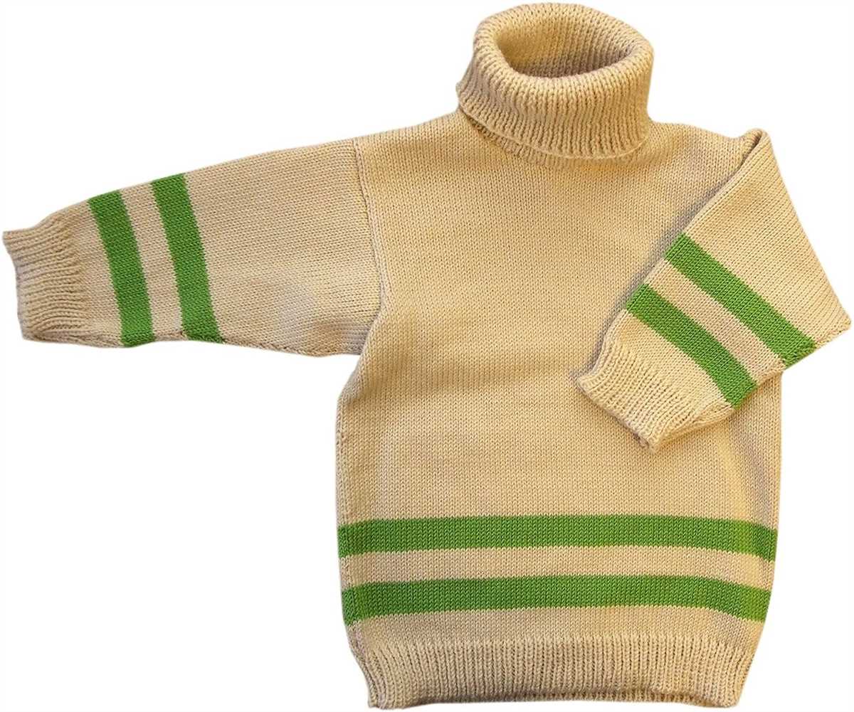 Polo neck knitting pattern