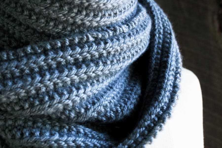 Ribbed scarf knitting pattern free