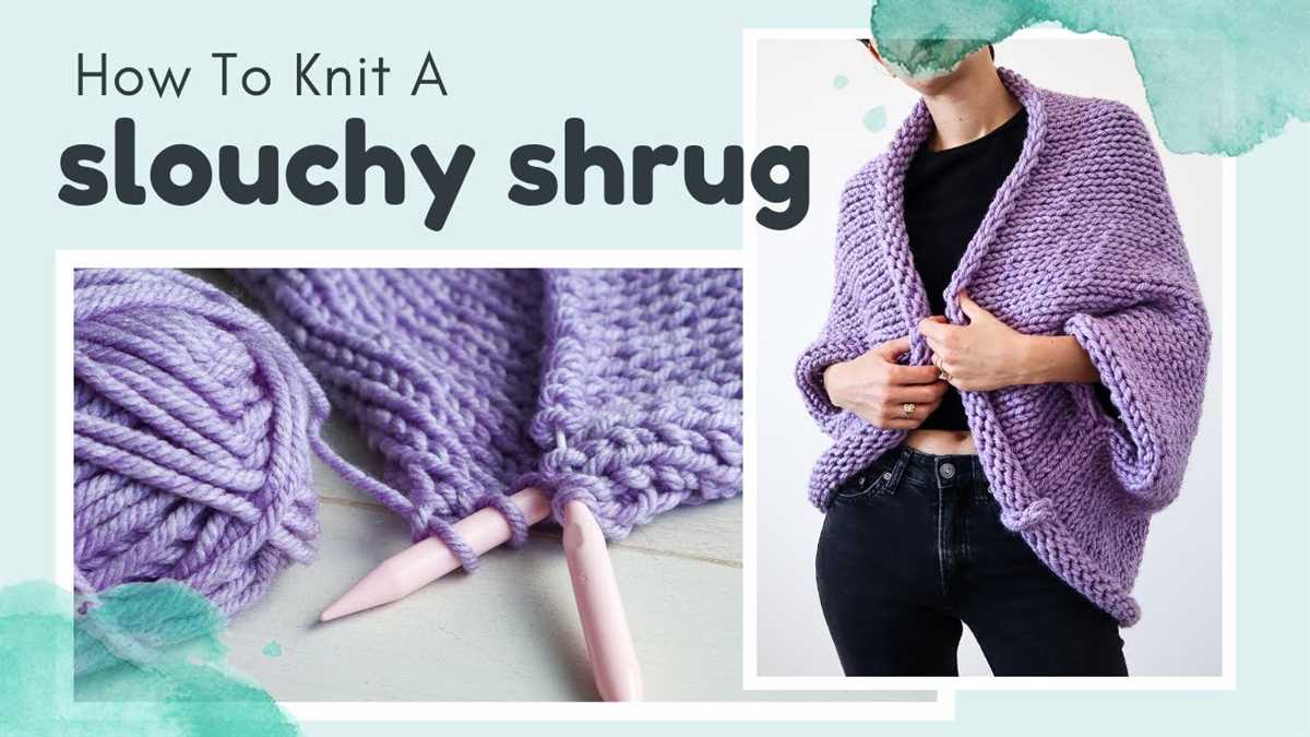 Knit shrug pattern easy