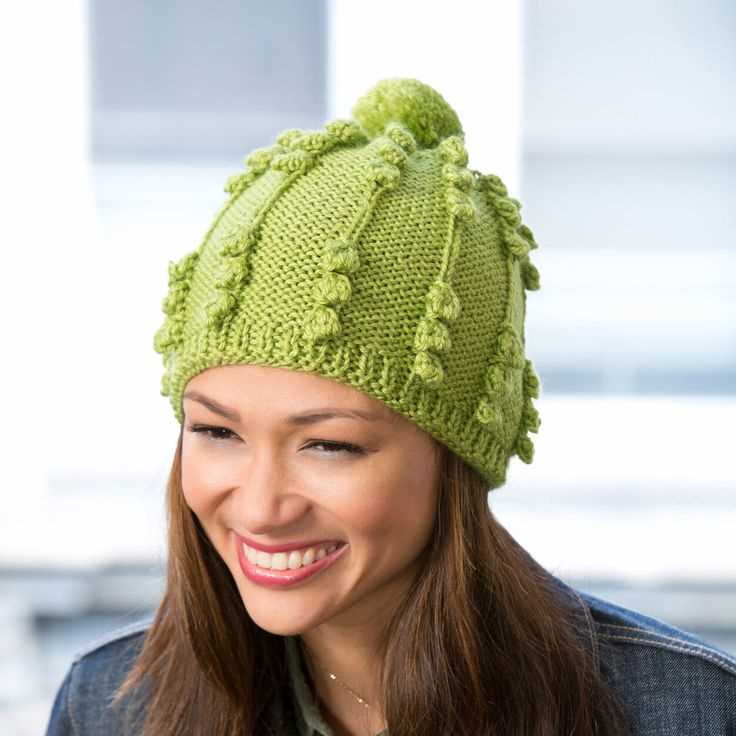 Knitting patterns bobble hats