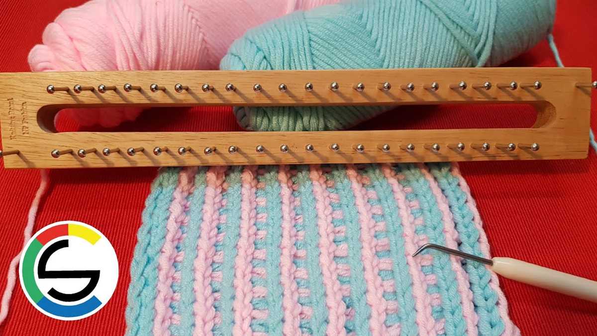 Knitting board patterns scarf