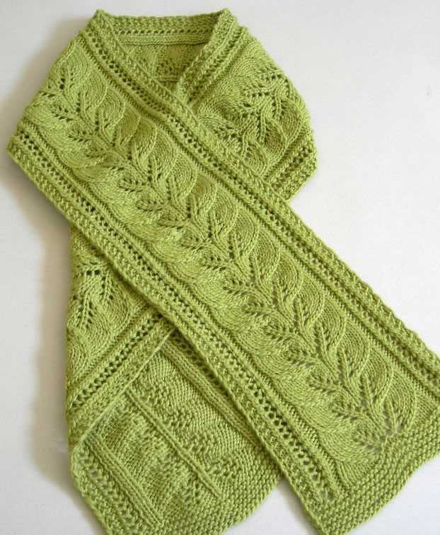 Free online scarf knitting patterns
