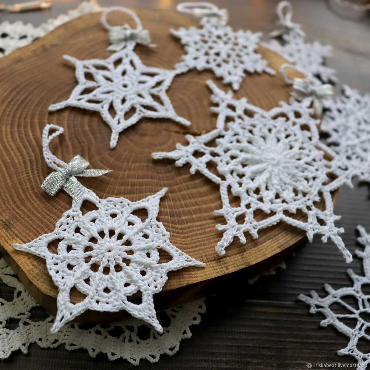 Free knitted snowflake dishcloth patterns