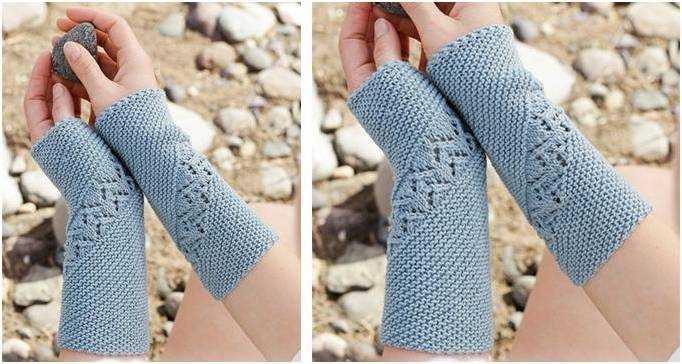 Knit hand warmers pattern free