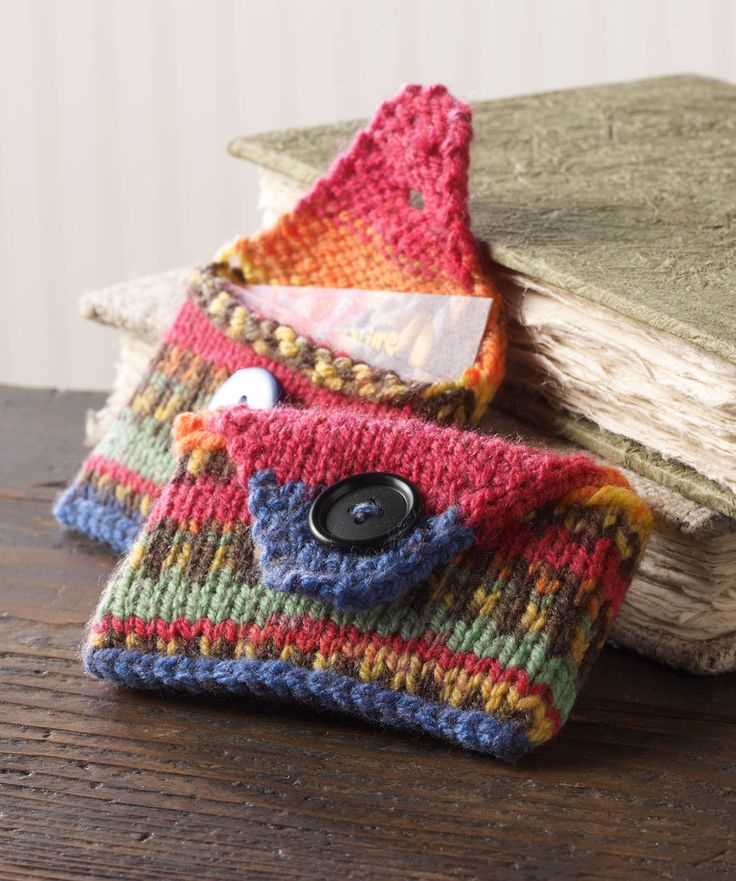 Knitted gift card holders patterns