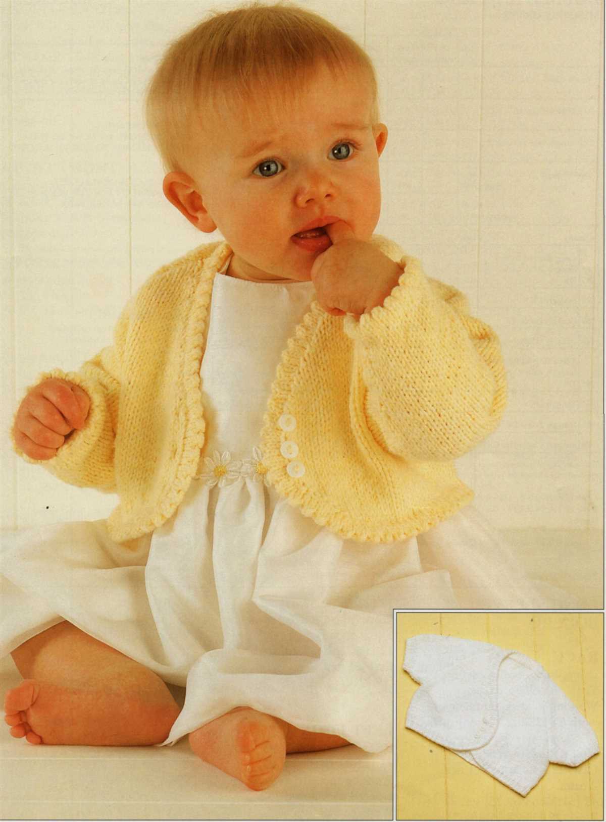 Childs bolero knitting pattern