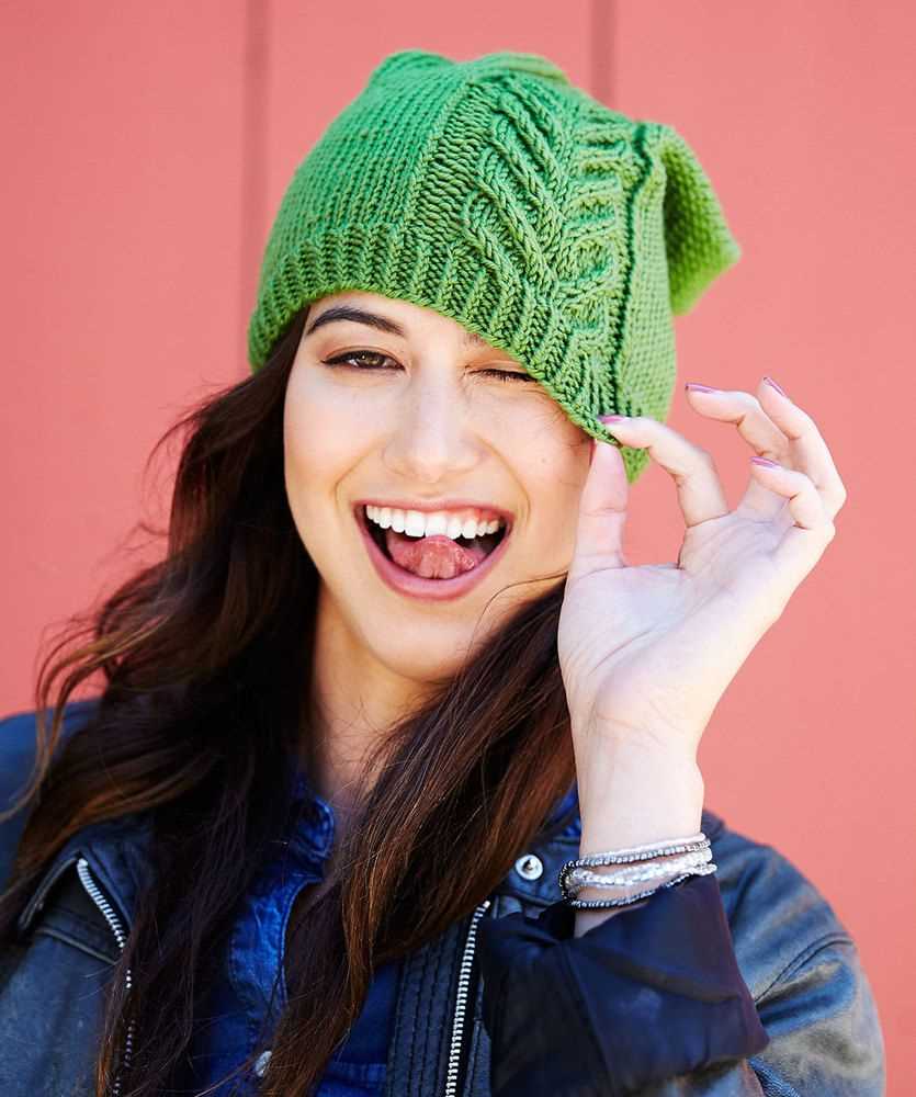 Free ladies beanie knitting pattern