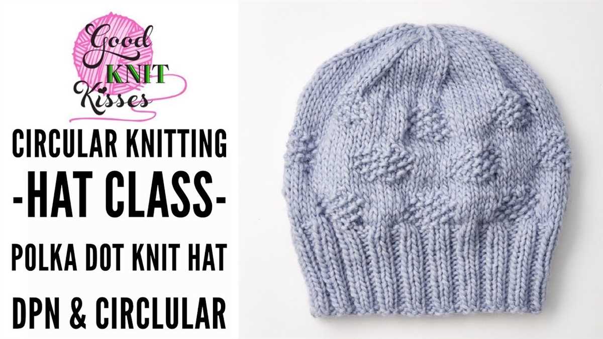 Knit hat patterns circular needles