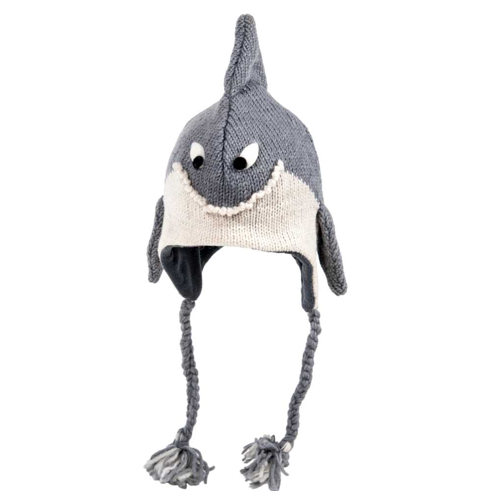 Shark hat knitting pattern free