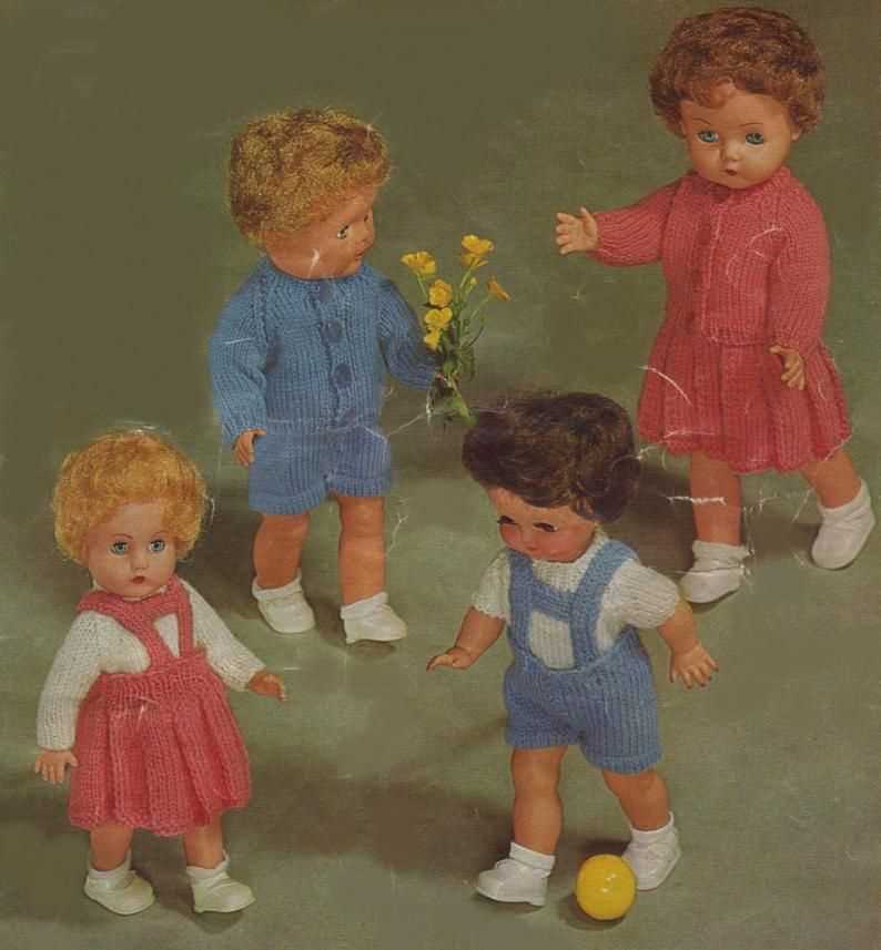 Free knitting patterns for 8 inch dolls