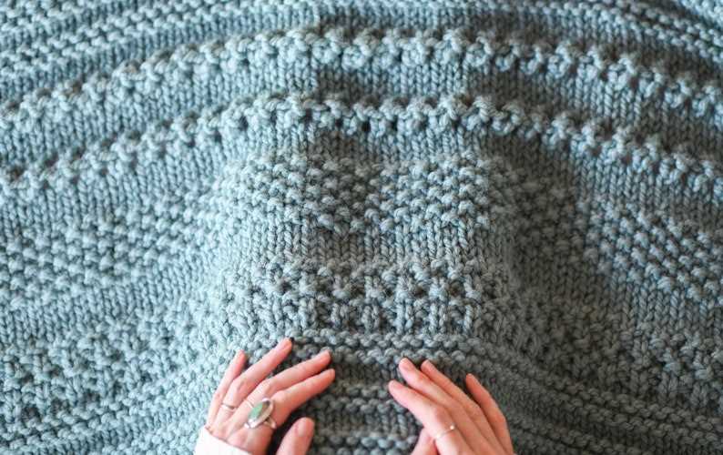 Chunky knit throw patterns free
