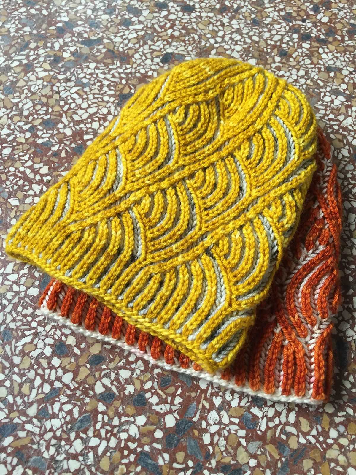 Brioche knitting hat patterns
