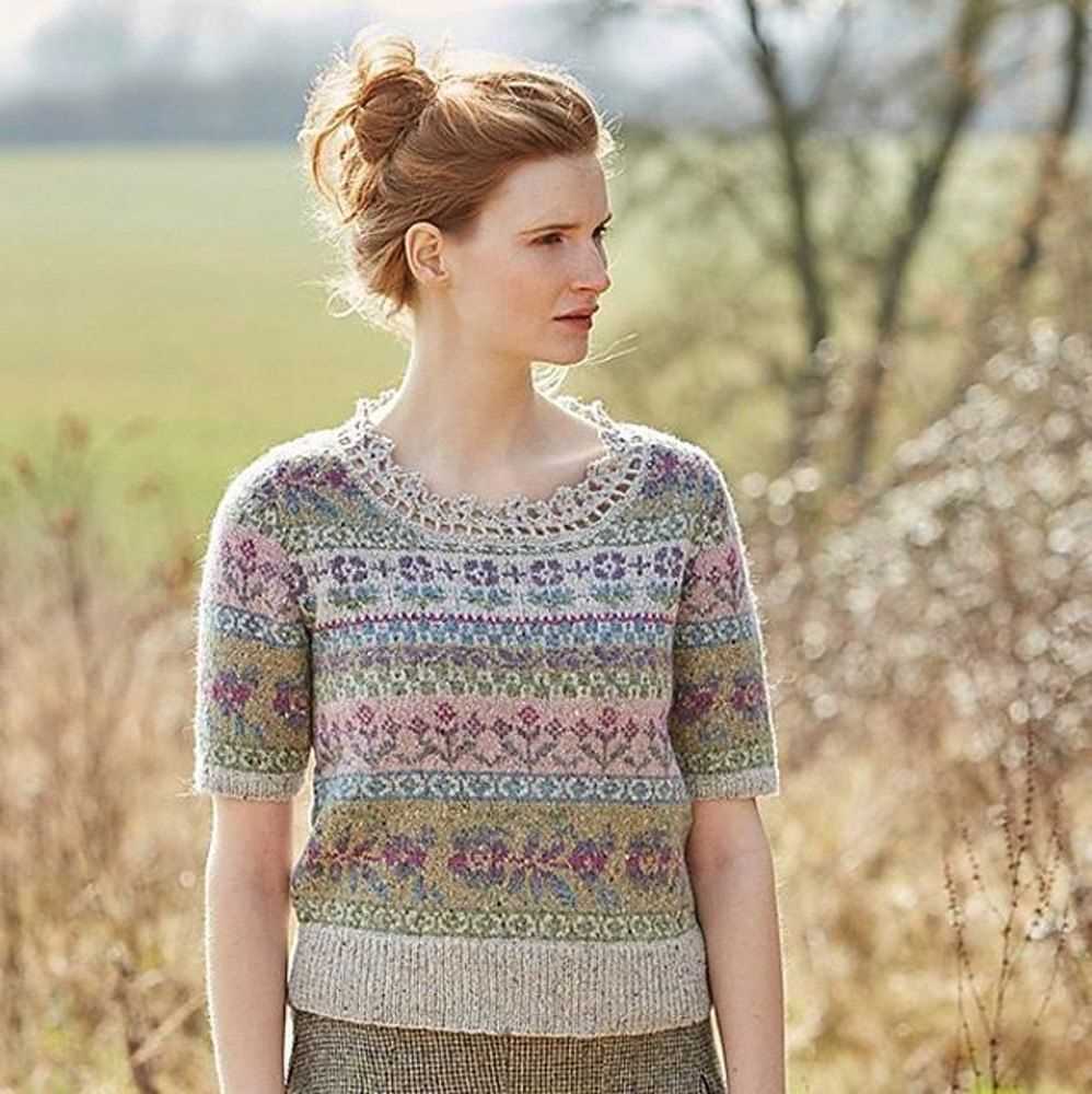 Fair isle sweater knitting pattern