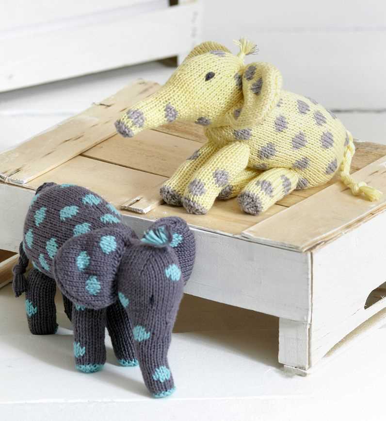 Knitted elephant free pattern