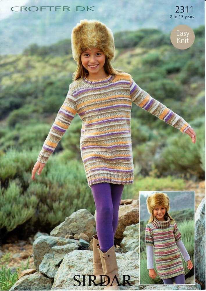Sweater dress knitting pattern