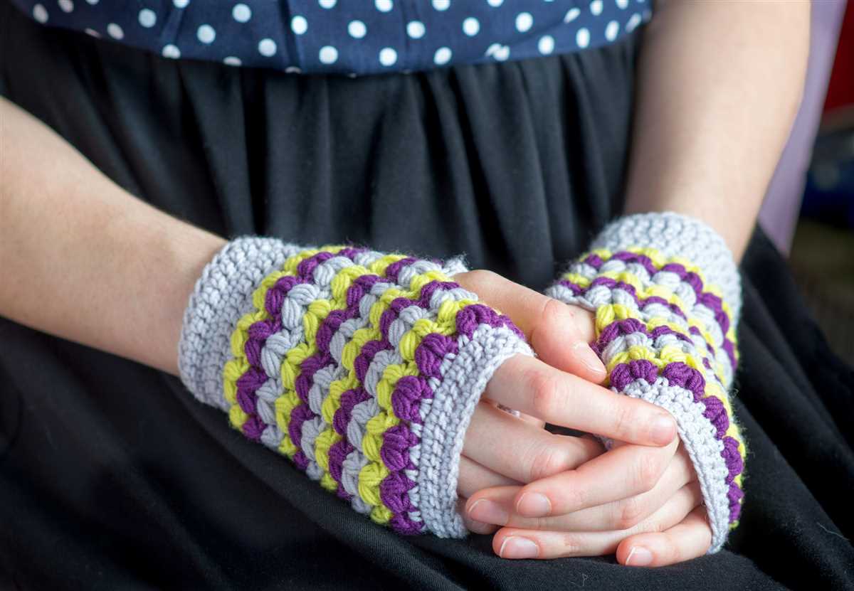 Fingerless gloves knitting pattern chunky yarn