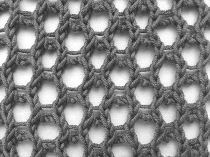Mesh knit pattern