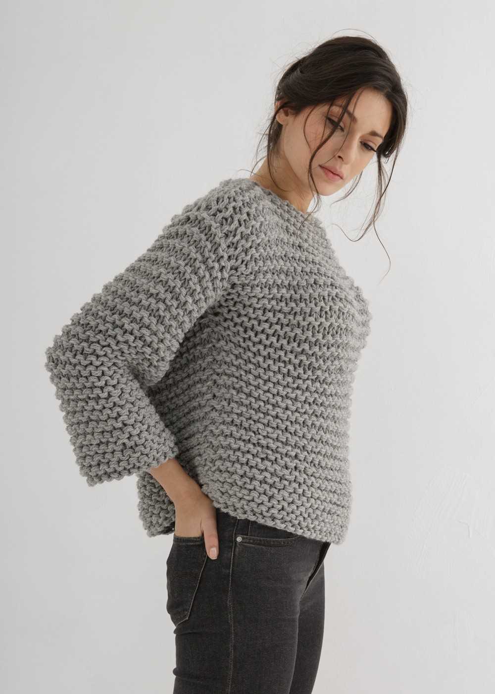 Chunky knit jumper pattern free
