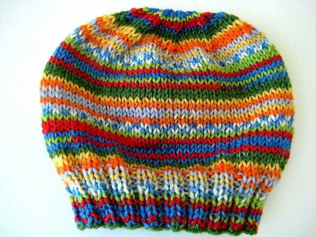 Striped knit hat pattern free