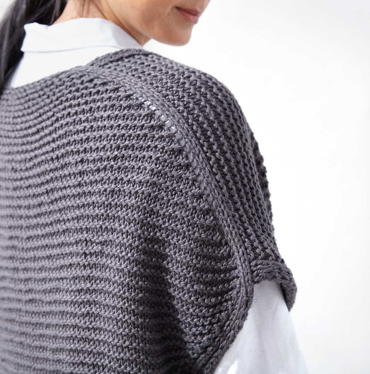 Wrap vest knitting pattern