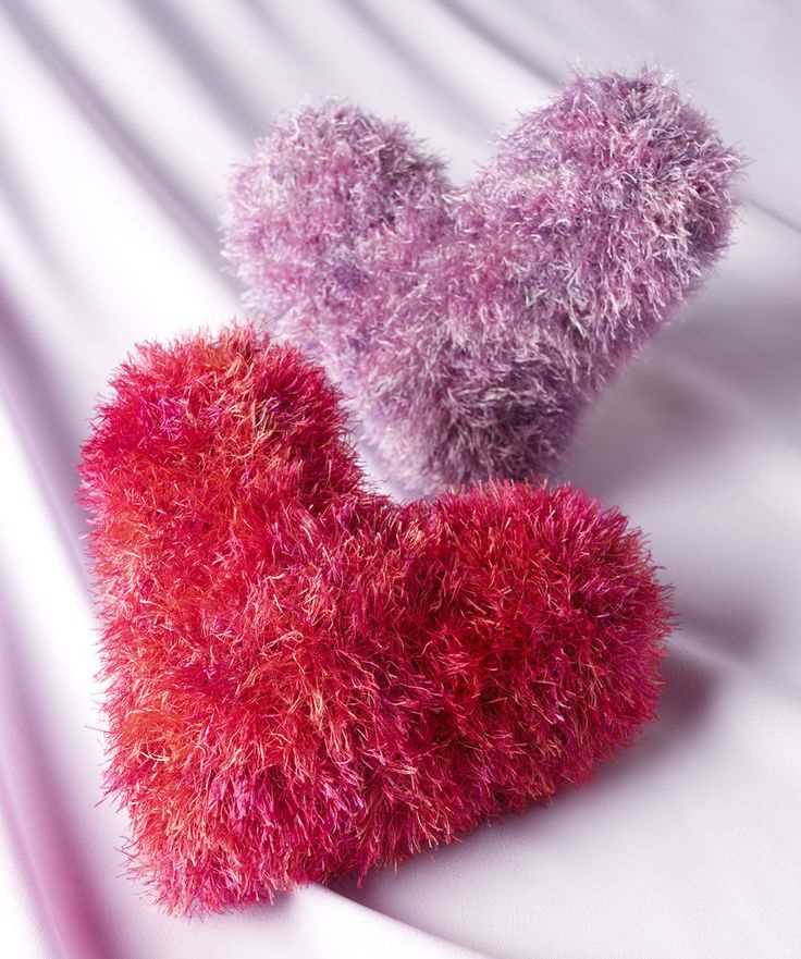 Heart shape knitting pattern