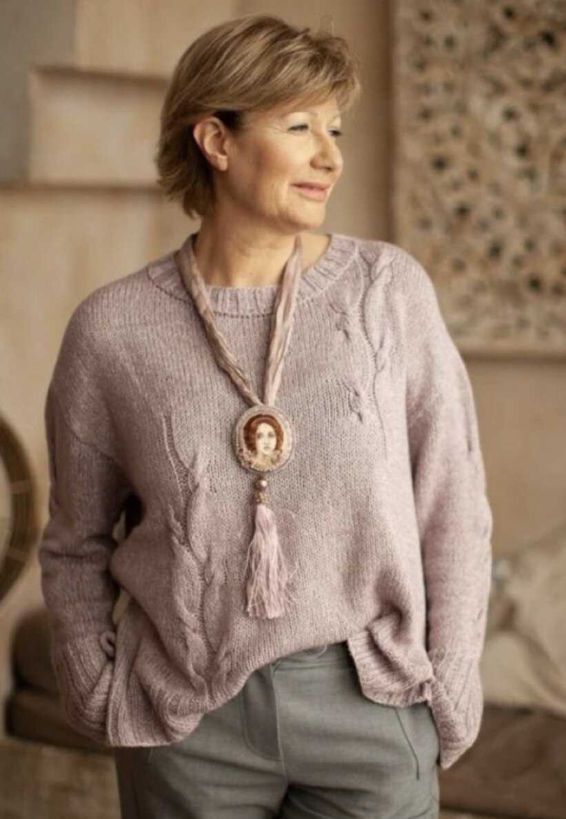 Knit balloon sleeve sweater pattern