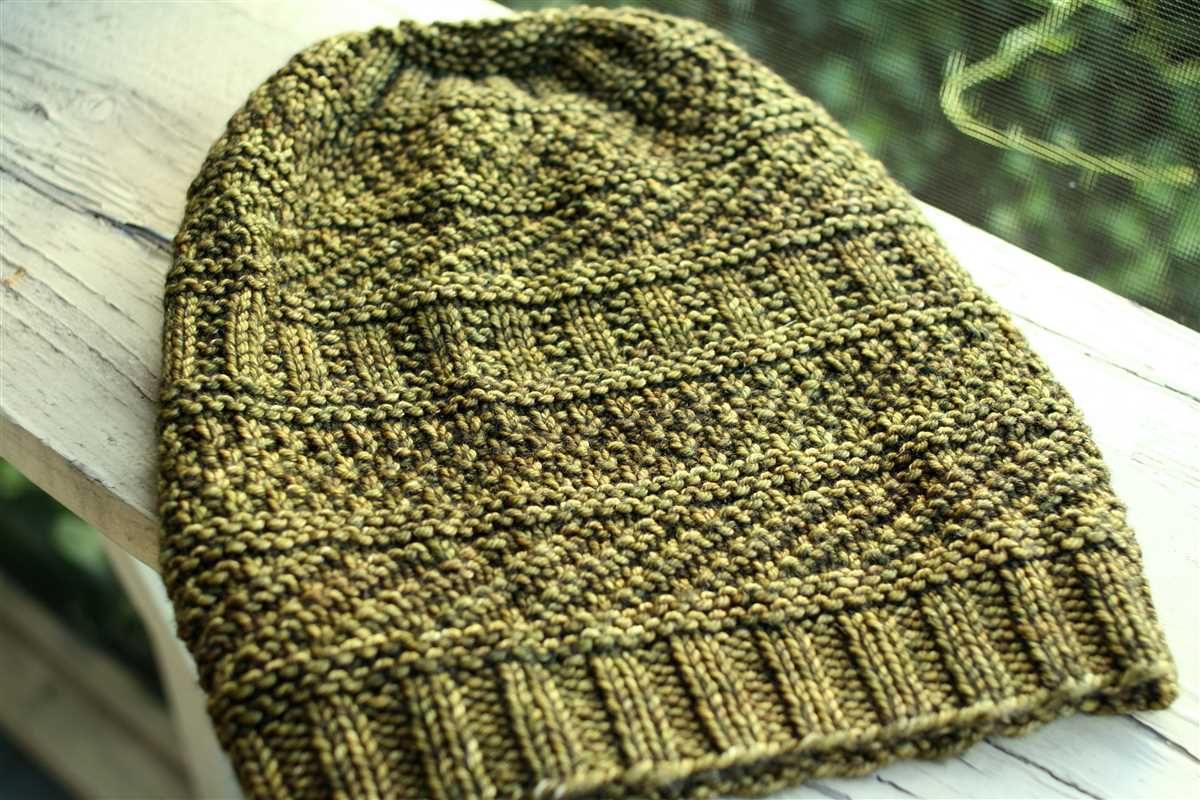 Archie hat knitting pattern