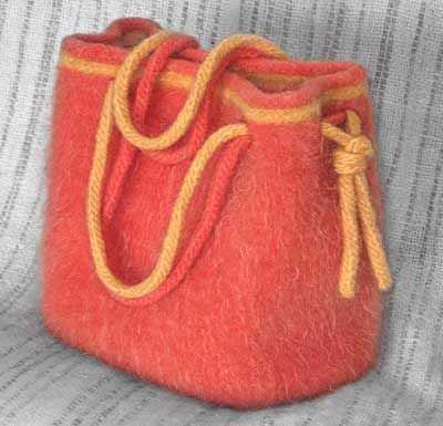 Felted tote knitting pattern