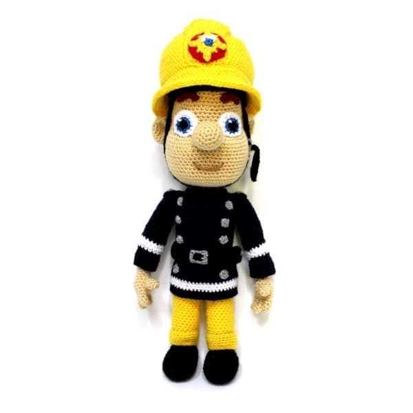 Knitted fireman pattern