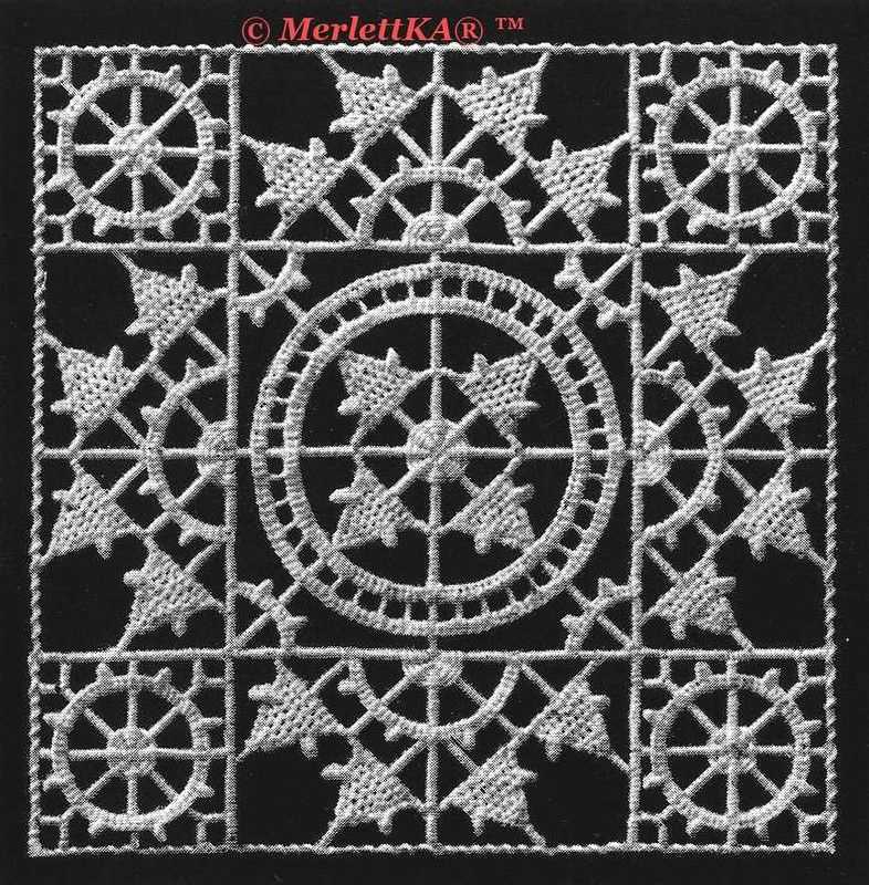 Gothic lace knitting pattern